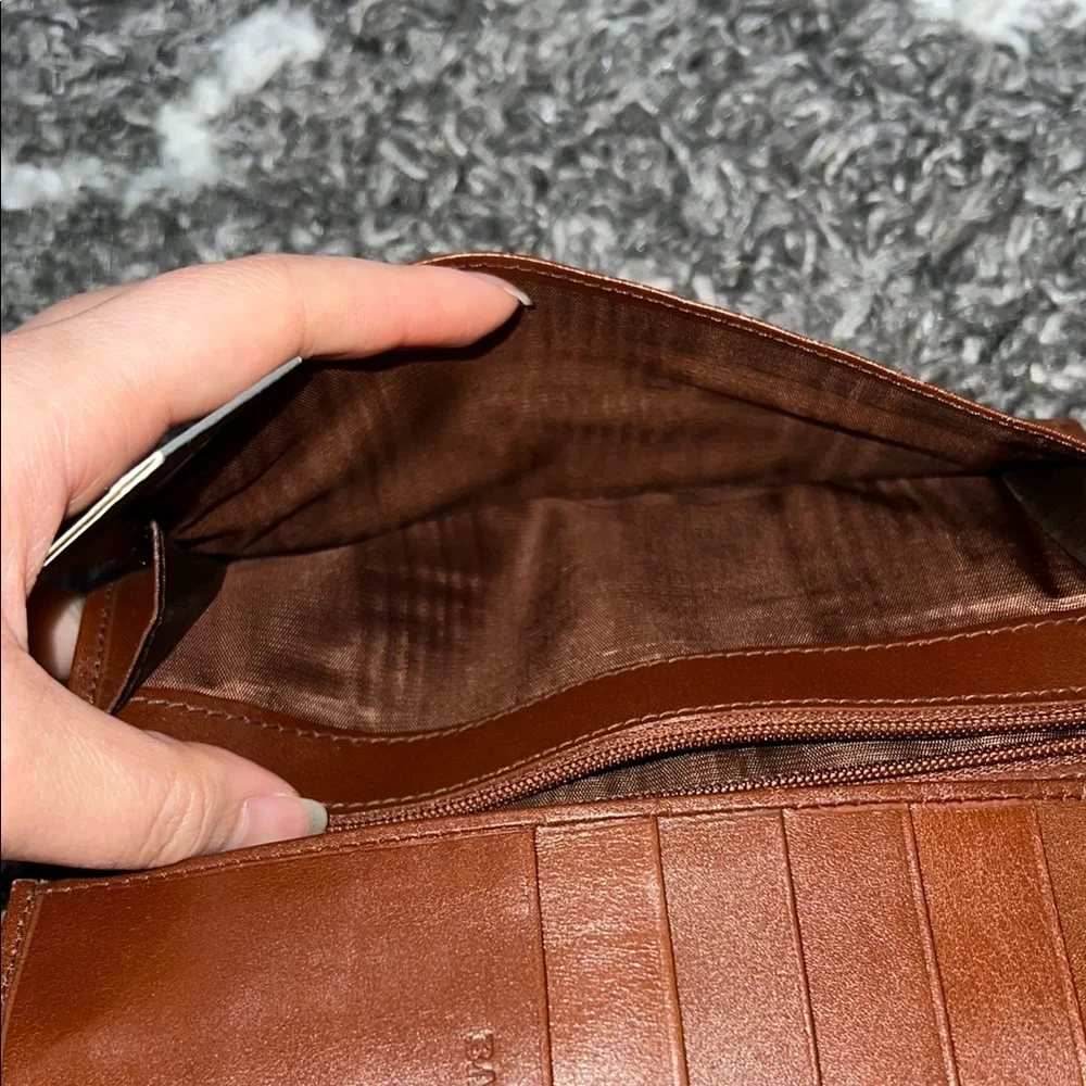 EUC Authentic Vintage Bally Dolce Brandy Calf Long Wallet - Picture 14 of 16
